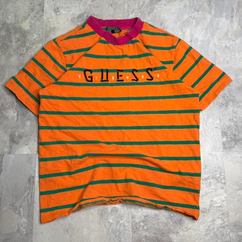 Vintage guess striped T shirt